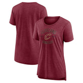 Cleveland Cavaliers Women's Heritage Tri-Blend T-Shirt sale On Sale