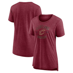 Cleveland Cavaliers Women's Heritage Tri-Blend T-Shirt sale On Sale