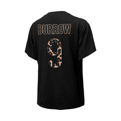 Cincinnati Bengals Joe Burrow Majestic Threads Women's Leopard Player Name & Number T-Shirt