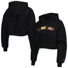 Arizona Cardinals The Wild Collective Women's Cropped Pullover Hoodie