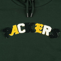 Green Bay Packers The Wild Collective Women's Cropped Pullover Hoodie