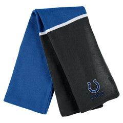 Indianapolis Colts WEAR by Erin Andrews Women's Colorblock Cuffed Knit Hat with Pom and Scarf Set