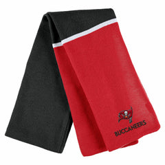 Tampa Bay Buccaneers WEAR by Erin Andrews Women's Colorblock Cuffed Knit Hat with Pom and Scarf Set