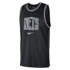Brooklyn Nets Courtside Versus Force Split DNA Performance Mesh Tank Top Discount