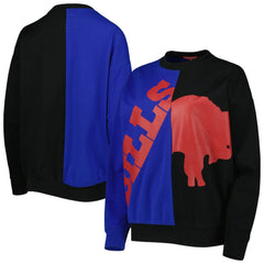 Buffalo Bills Mitchell & Ness Women's Big Face Pullover Sweatshirt