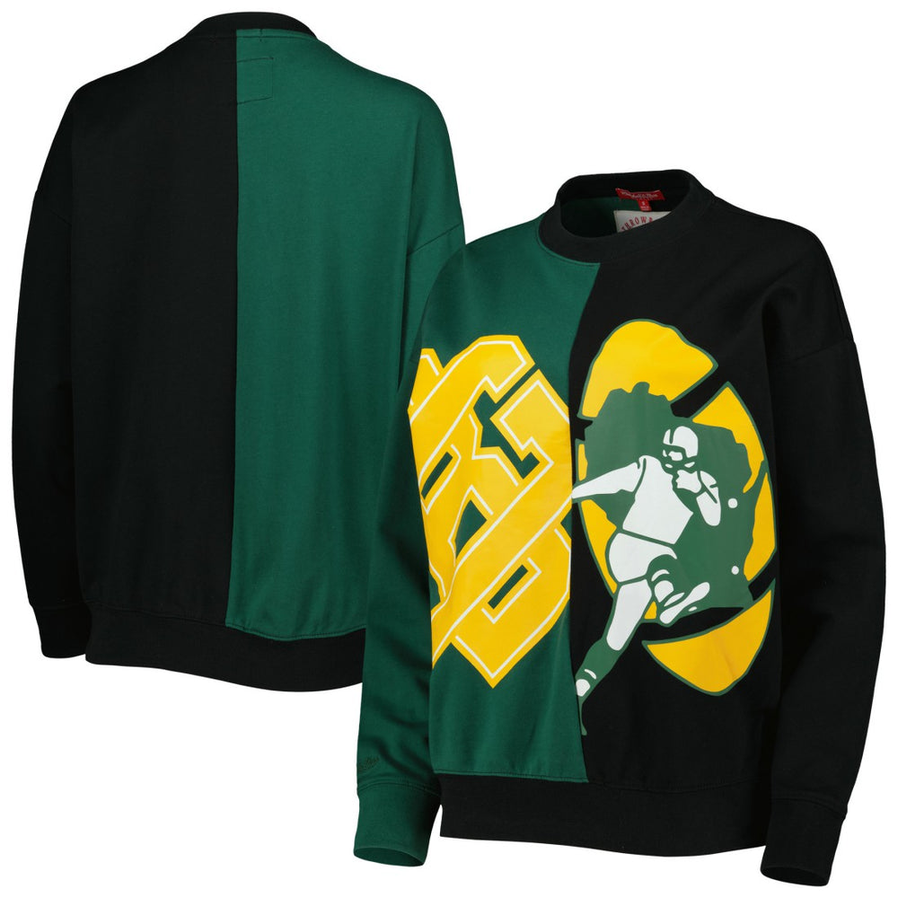 Green Bay Packers Mitchell & Ness Women's Big Face Pullover Sweatshirt