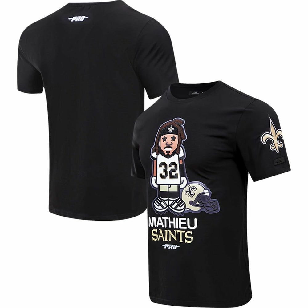 New Orleans Saints Tyrann Mathieu Pro Standard Player Avatar Graphic T-Shirt