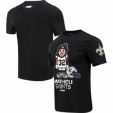 New Orleans Saints Tyrann Mathieu Pro Standard Player Avatar Graphic T-Shirt