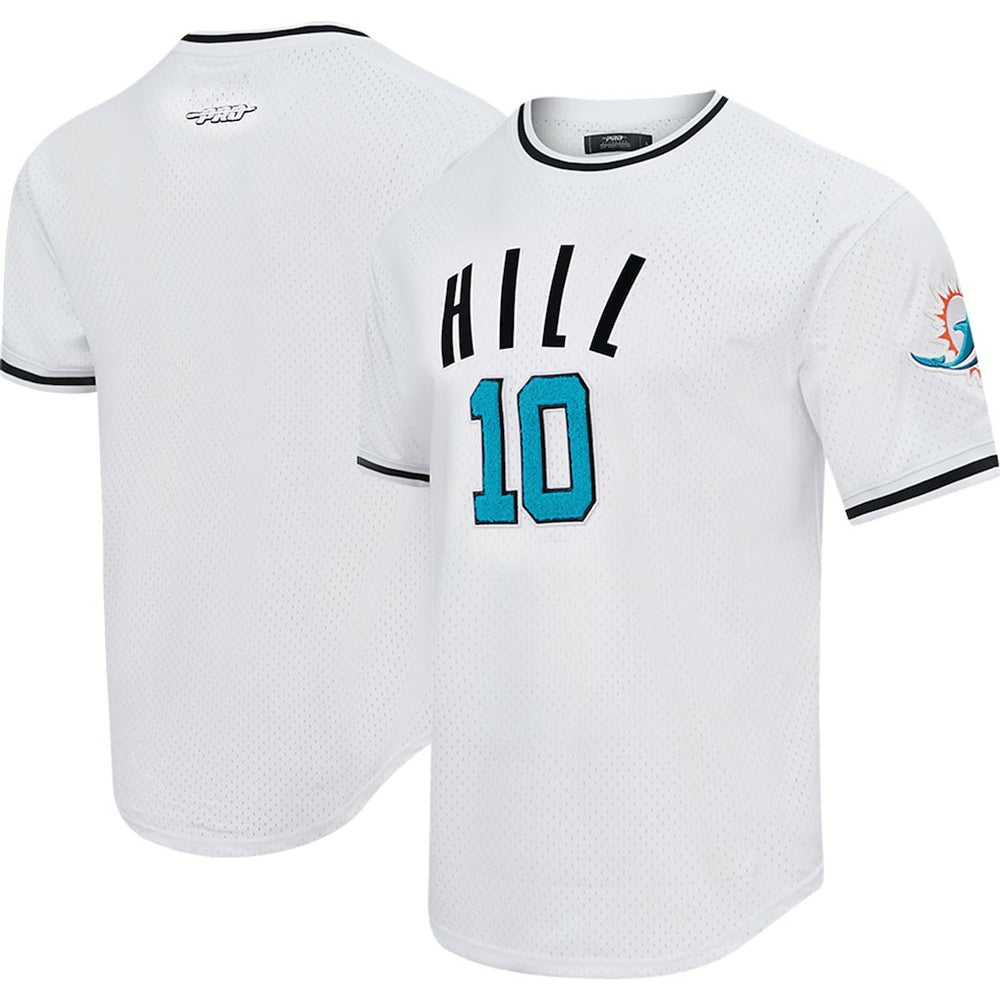 Miami Dolphins Tyreek Hill Pro Standard Mesh Player Name & Number Top