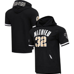 New Orleans Saints Tyrann Mathieu Pro Standard Player Name & Number Hoodie T-Shirt