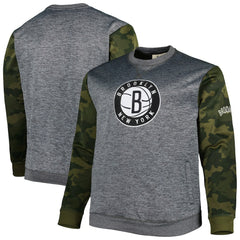 Brooklyn Nets Big & Tall Camo Stitched Sweatshirt Online
