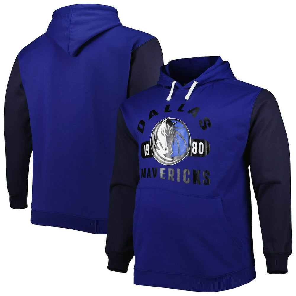 Dallas Mavericks Big & Tall Bold Attack Pullover Hoodie sale Online