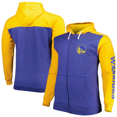 Golden State Warriors Big & Tall Down and Distance Full-Zip Hoodie sale New