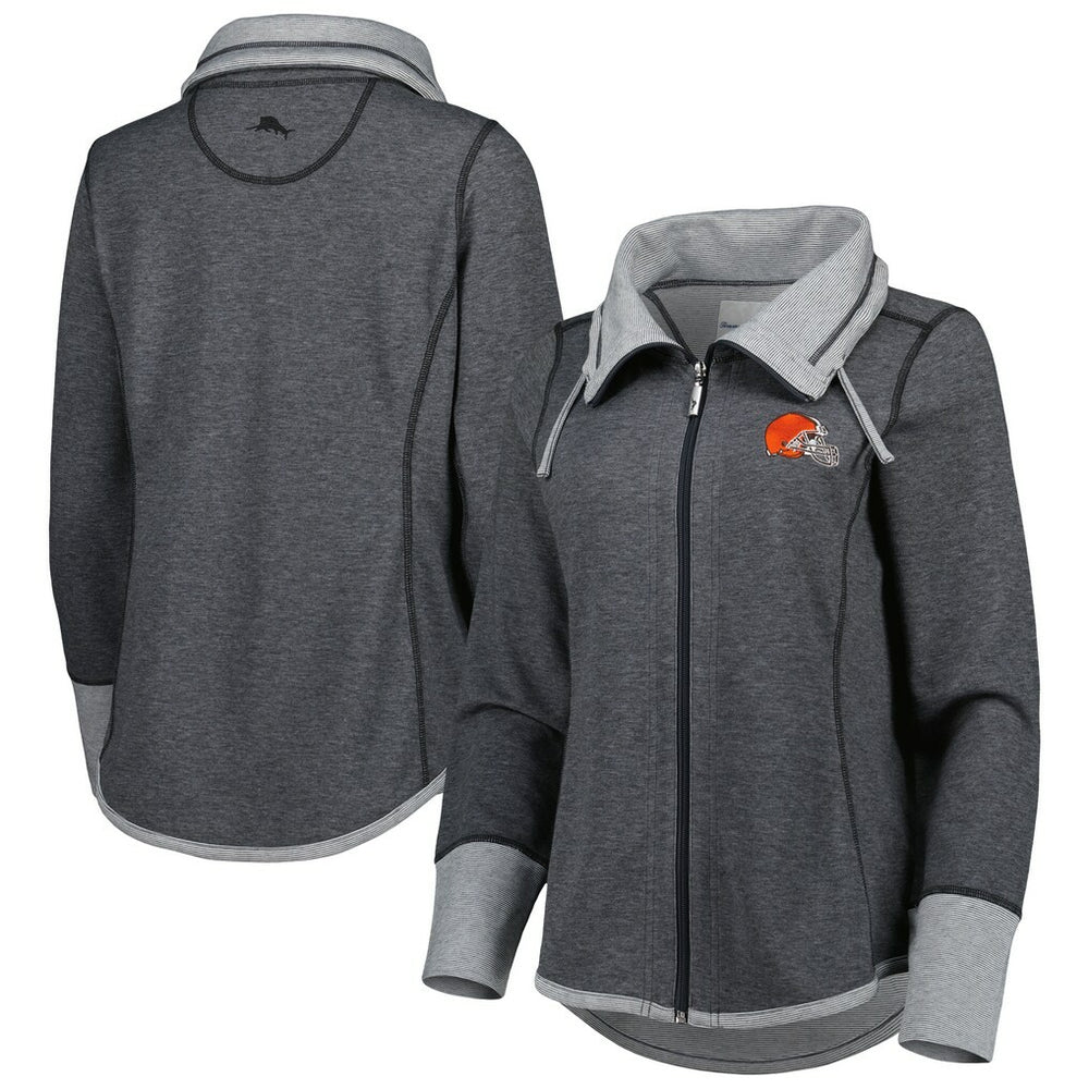 Cleveland Browns Tommy Bahama Women's Sport Sun Fade Full-Zip Sweatshirt