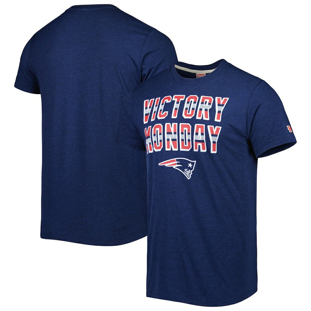 New England Patriots Homage Victory Monday Tri-Blend T-Shirt