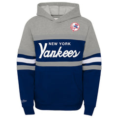 New York Yankees Mitchell & Ness Youth Cooperstown Collection Head Coach Pullover Hoodie | MLB Near me