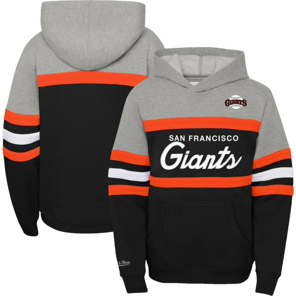 San Francisco Giants Mitchell & Ness Youth Cooperstown Collection Head Coach Pullover Hoodie | MLB Shop