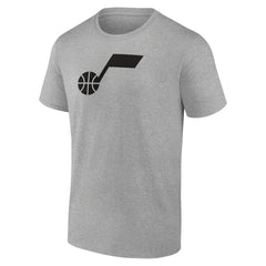 Utah Jazz Solid Primary Logo T-Shirt On Sale