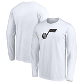 Utah Jazz Primary Logo Team Long Sleeve T-Shirt New