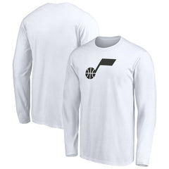 Utah Jazz Primary Logo Team Long Sleeve T-Shirt New