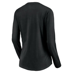 Utah Jazz Women's Primary Logo Team Long Sleeve V-Neck T-Shirt On Sale