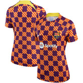 Barcelona Women's 2022/23 Pre-Match Raglan Performance Top Yellow - Nike