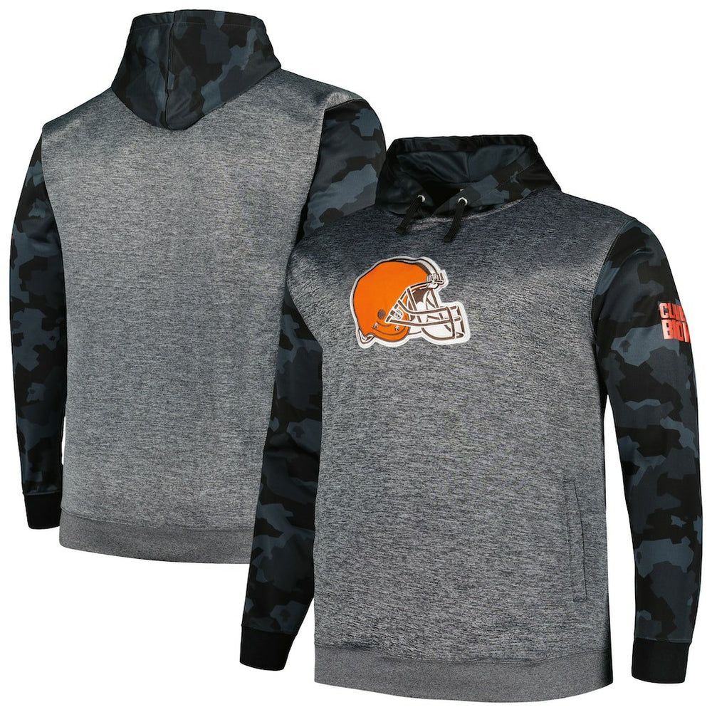 Cleveland Browns Fanatics Big & Tall Camo Pullover Hoodie