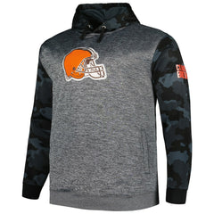 Cleveland Browns Fanatics Big & Tall Camo Pullover Hoodie