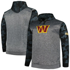 Washington Commanders Fanatics Big & Tall Camo Pullover Hoodie