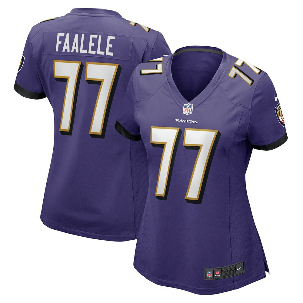 Baltimore Ravens Nike Daniel Faalele Women's Player Game Jersey
