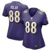 Baltimore Ravens Nike Charlie Kolar Women's Player Game Jersey
