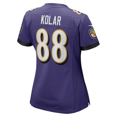 Baltimore Ravens Nike Charlie Kolar Women's Player Game Jersey