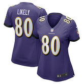 Baltimore Ravens Nike Isaiah Likely Women's Player Game Jersey