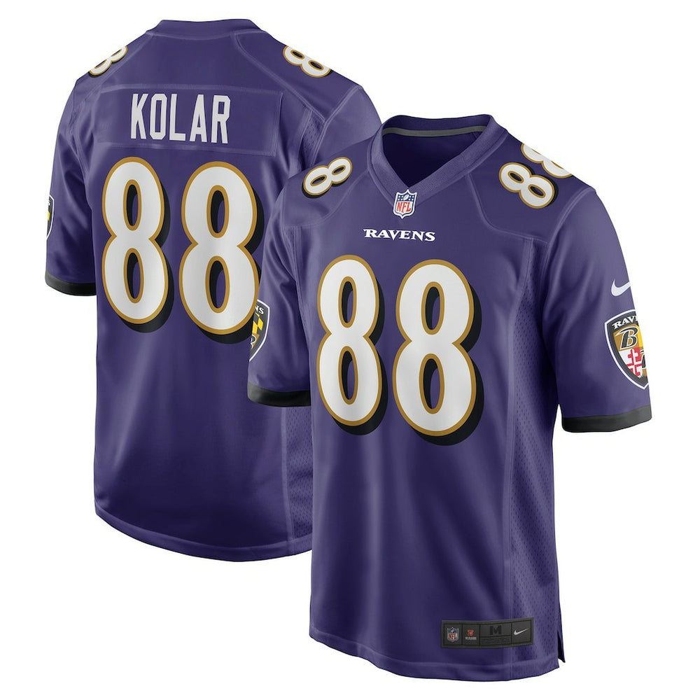 Baltimore Ravens Nike Charlie Kolar Player Game Jersey