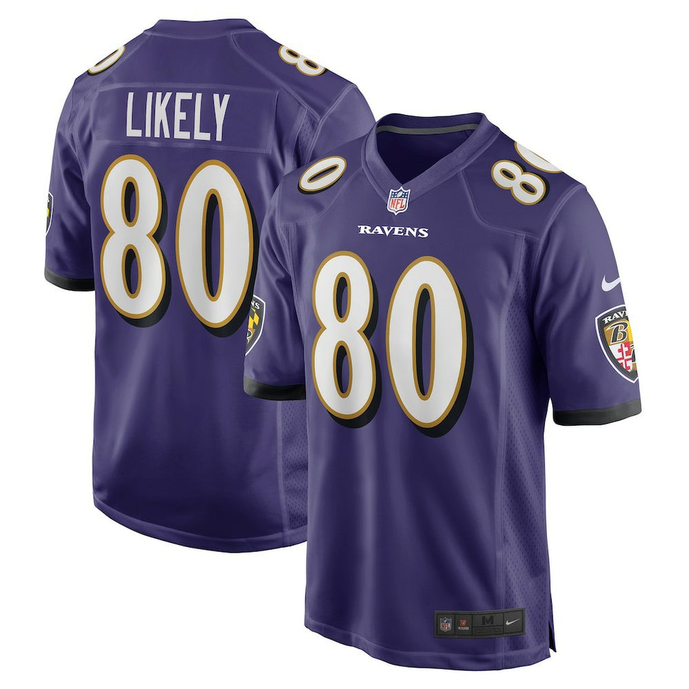 Baltimore Ravens Nike Isaiah Likely Player Game Jersey