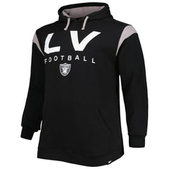 Las Vegas Raiders Fanatics Big & Tall Call the Shots Pullover Hoodie