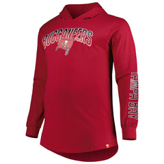 Tampa Bay Buccaneers Fanatics Big & Tall Front Runner Pullover Hoodie