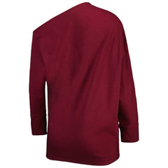 Washington Commanders KIYA TOMLIN Women's Twisted Tri-Blend Asymmetrical 3/4-Dolman Sleeve Sweatshirt