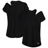 Cincinnati Bengals KIYA TOMLIN Women's Cut Out Tri-Blend Shirt