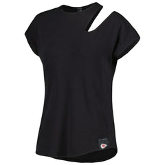 Kansas City Chiefs KIYA TOMLIN Women's Cut Out Tri-Blend Shirt