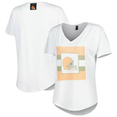 Cleveland Browns KIYA TOMLIN Women's Tri-Blend V-Neck T-Shirt