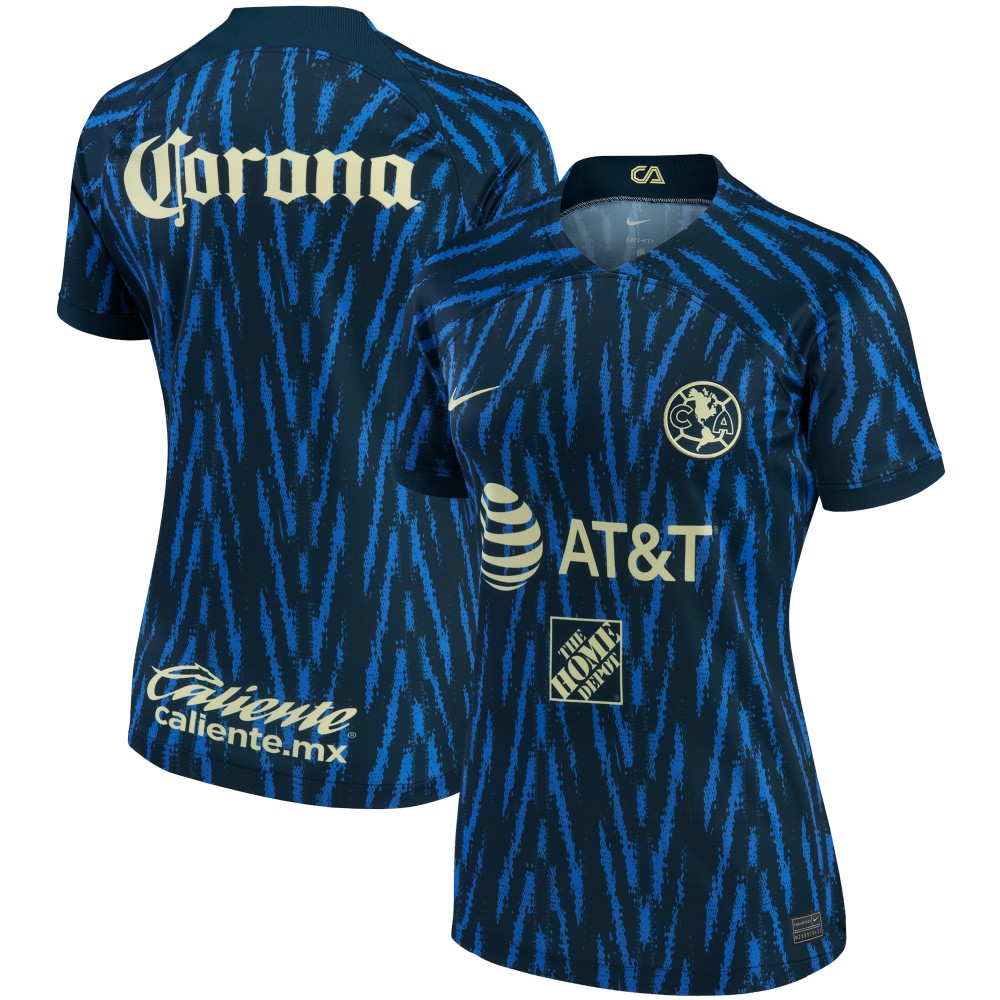 Club America Women's 2022/23 Away Replica Jersey Blue - Nike