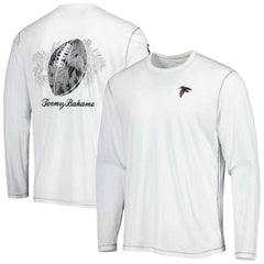 Atlanta Falcons Tommy Bahama Laces Out Billboard Long Sleeve T-Shirt