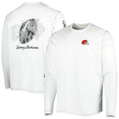 Cleveland Browns Tommy Bahama Laces Out Billboard Long Sleeve T-Shirt