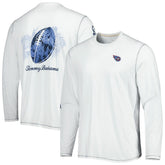 Tennessee Titans Tommy Bahama Laces Out Billboard Long Sleeve T-Shirt