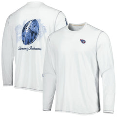 Tennessee Titans Tommy Bahama Laces Out Billboard Long Sleeve T-Shirt