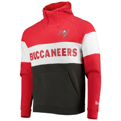Tampa Bay Buccaneers New Era Colorblock Current Pullover Hoodie