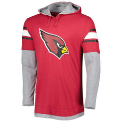 Arizona Cardinals New Era Long Sleeve Hoodie T-Shirt
