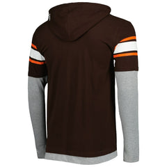 Cleveland Browns New Era Long Sleeve Hoodie T-Shirt
