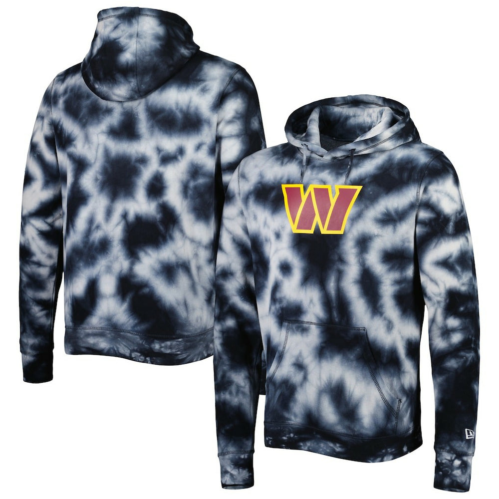 Washington Commanders New Era Team Tie-Dye Pullover Hoodie